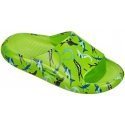 Children's slippers BECO Ocean Dinos 9275 8 22/23 green
