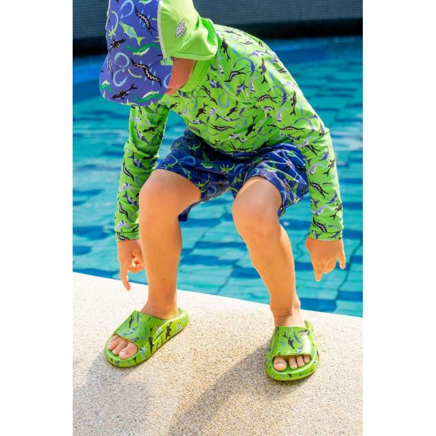 Šlepetės vaik. BECO Ocean Dinos 9275 8 22/23 žalias – 2