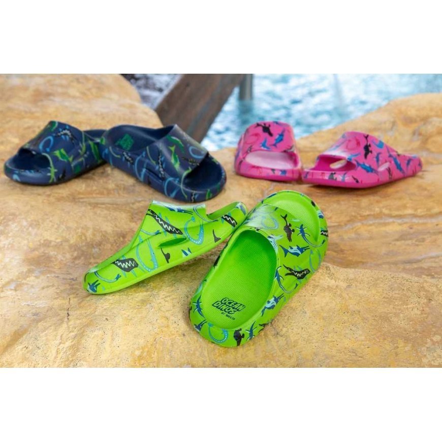 Šlepetės vaik. BECO Ocean Dinos 9275 8 22/23 žalias – 3