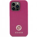 Guess Case for iPhone 15 Pro 6.1" GUHCP15LPS4DGPP Pink HC PU 4G Metal Logo Strass Guess Case for iPhone 15 Pro 6.1" GUHCP15LPS4DGPP Pink HC PU 4G Metal Logo Strass
