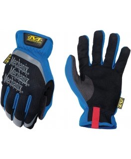 Togo Mechanix Wear Gloves Mechanix FastFit® size 11/XL. Blue ones. Ruched cuff, faux leather, TrekDry®