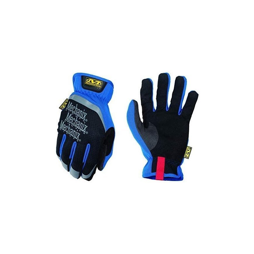 Togo Mechanix Wear Gloves Mechanix FastFit® size 11/XL. Blue ones. Ruched cuff, faux leather, TrekDry® – 2