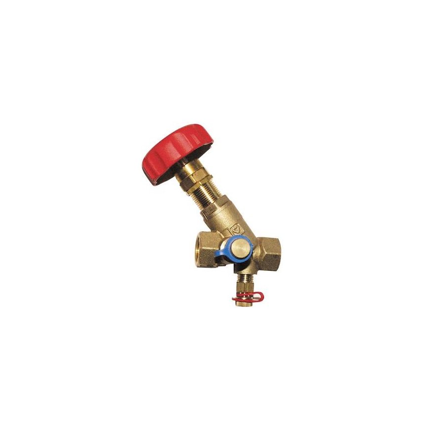 Herz control valve with measuring nozzles