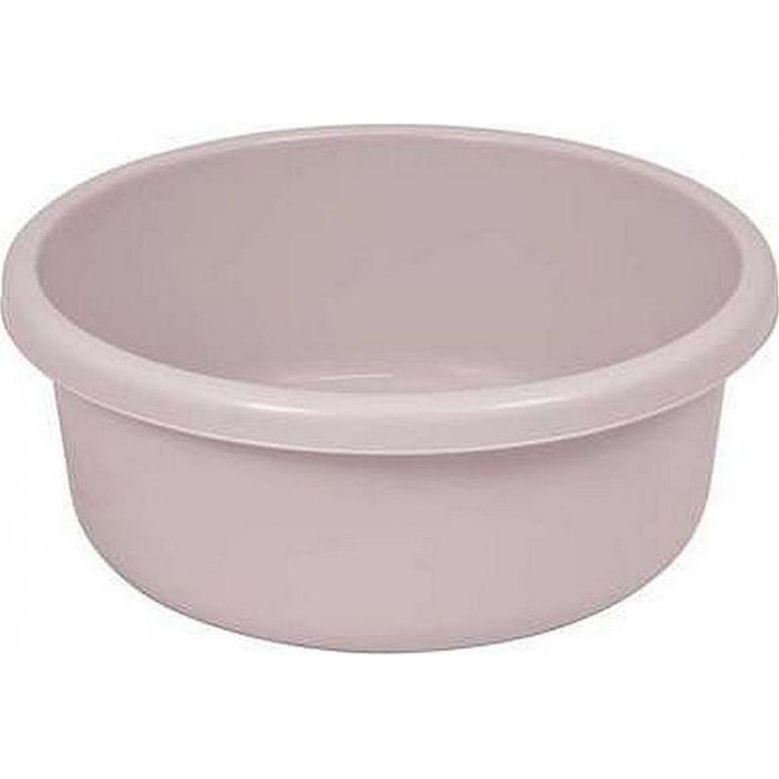 Curver round bowl 18l beige with dots. 176039 CURVE