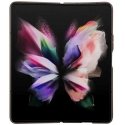 Guess dėklas Samsung Z Fold5 GUHCZFD5P4TDPW juodas Odinis 4G Triangle Strass