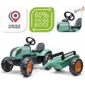 FALK Lander Green tractor with pedals and trailer for 3 years FALK Lander Green tractor with pedals and trailer for 3 years