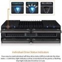 Icy Dock FlexiDock IcyDock 4x 2.5" to 1x5.25"bay mobil rack SATA/SAS Icy Dock FlexiDock IcyDock 4x 2.5" to 1x5.25"bay mobil rack SATA/SAS