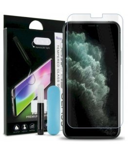 Fusion UV 9H Tempered Glass Full Cover + Eco Glue + Lamp For App
