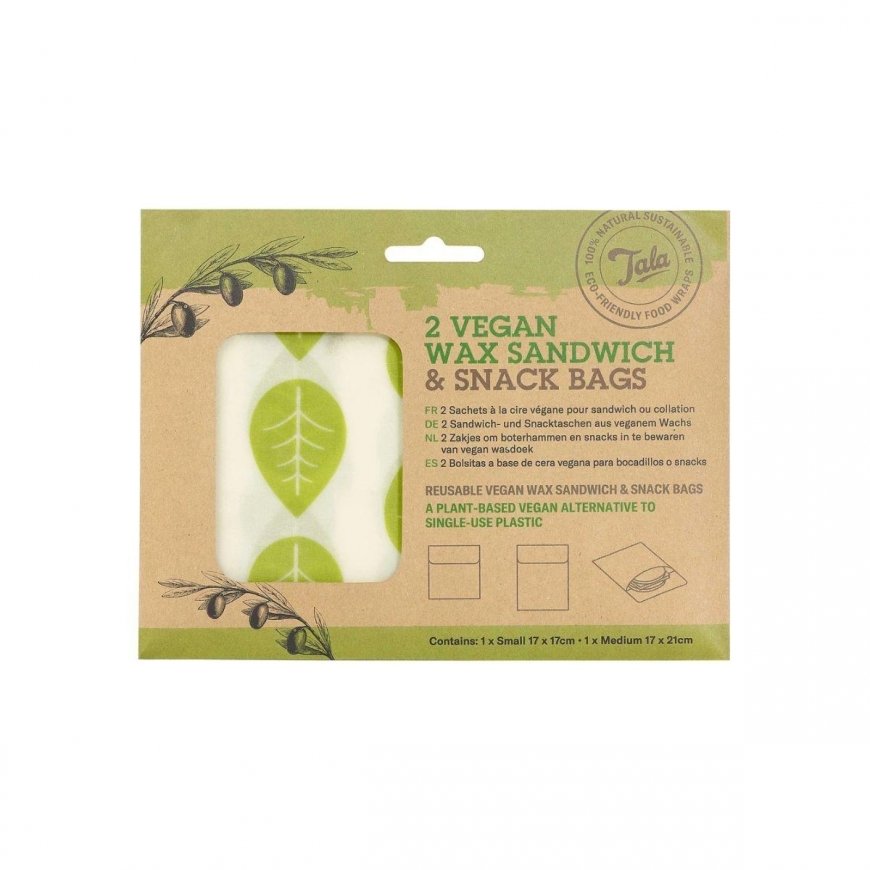 Wax bags - vegan S and M - 2 pcs / Tala