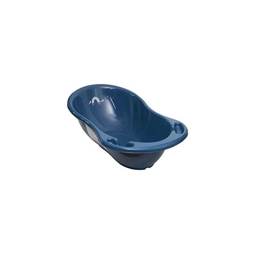 TEGA bathtub with stopper METEO, 86 cm, Blue, ME-004 – 3