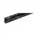 V-TAC 48V V-TAC 100cm Aluminum Juodas Rail Flush Mount Rail (cover and end caps included) VT-6129 V-TAC 48V V-TAC 100cm Aluminum Juodas Rail Flush Mount Rail (cover and end caps included) VT-6129