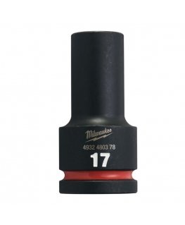 Milwaukee Accessories Ilga šešiakampė smūginė galvutė MILWAUKEE SHW 3/4" 17mm