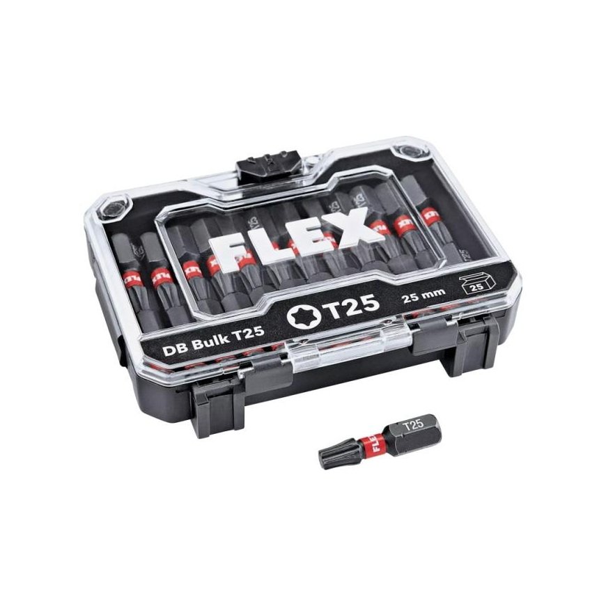 Flex Accessories 25-piece Impact Bit Set FLEX DB T25