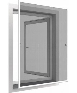 Easy Life Mako Aluminum window net against mosquitoes 120x140 white