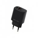 Beline Įkroviklis jungiama į tinklą 20W USB-C + USB-A juoda