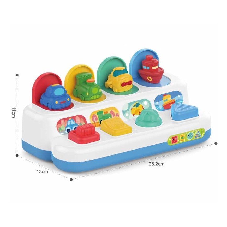 WOOPIE BABY Zabawka Edukacyjna Wyskakujące Pojazdy POP-UP – 5