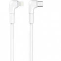 Maxlife MXUC-09 angle cable USB-C - Lightning 1,0 m 27W white Maxlife MXUC-09 angle cable USB-C - Lightning 1,0 m 27W white