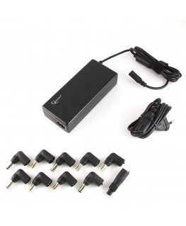 Gembird NPA-AC1D mobile device charger Netbook, Laptop Black AC Indoor