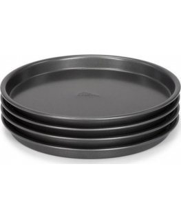 Patisse baking pan set low tail 20 cm black steel