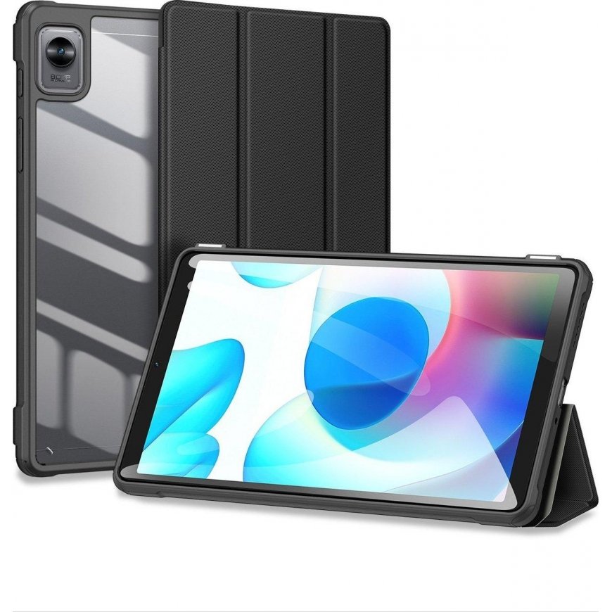 Dux Ducis Toby Armored Flip Smart Case, skirtas Realme Pad Mini juodas – 2