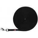 TRIXIE Tracking pavadys, gumuotas S-M 1m/15mm, juodas