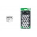 J Tec Screw caps 21 mm chrome J Tec Screw caps 21 mm chrome