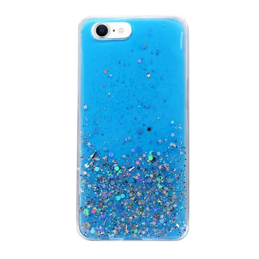 Fusion Glue Glitter Back Case Silicone Case For Apple iPhone 12