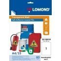 Lipni poliesterio plėvelė Lomond PET Laserjet Film Self Adhesive Skaidri Matinė A4, 25 lapai Lipni poliesterio plėvelė Lomond PET Laserjet Film Self Adhesive Skaidri Matinė A4, 25 lapai