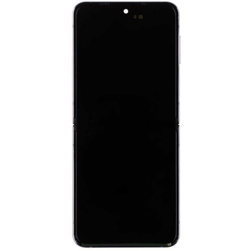 Case LCD screen + Touch + front cover Samsung F721 Galaxy Z Flip 4 5G Bora Purple (Service package)