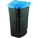 Curver / Keter CURVER KOSZ NA ODPADY Black 110L / POKRYWA blue Curver / Keter CURVER KOSZ NA ODPADY Black 110L / POKRYWA blue