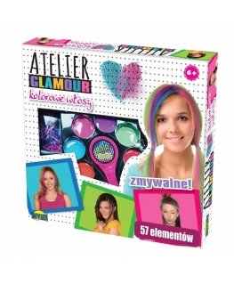 Dromader Dromedary Rinkinys kosmetika Atelier Glamour Dažyti plaukai