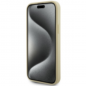 Guess Case for iPhone 15 6.1" GUHCP15SPS4DGPD Gold HC PU 4G Metal Logo Strass Guess Case for iPhone 15 6.1" GUHCP15SPS4DGPD Gold HC PU 4G Metal Logo Strass