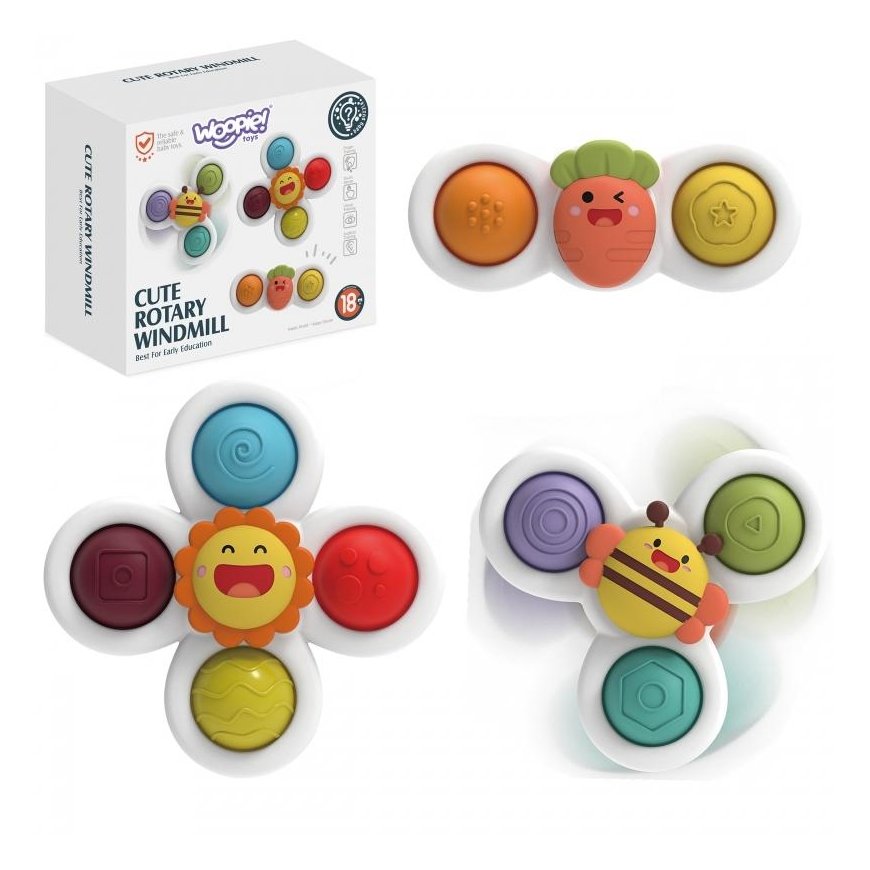 Woopie Lavinantis sensorinis žaislas 3in1 Spinner
