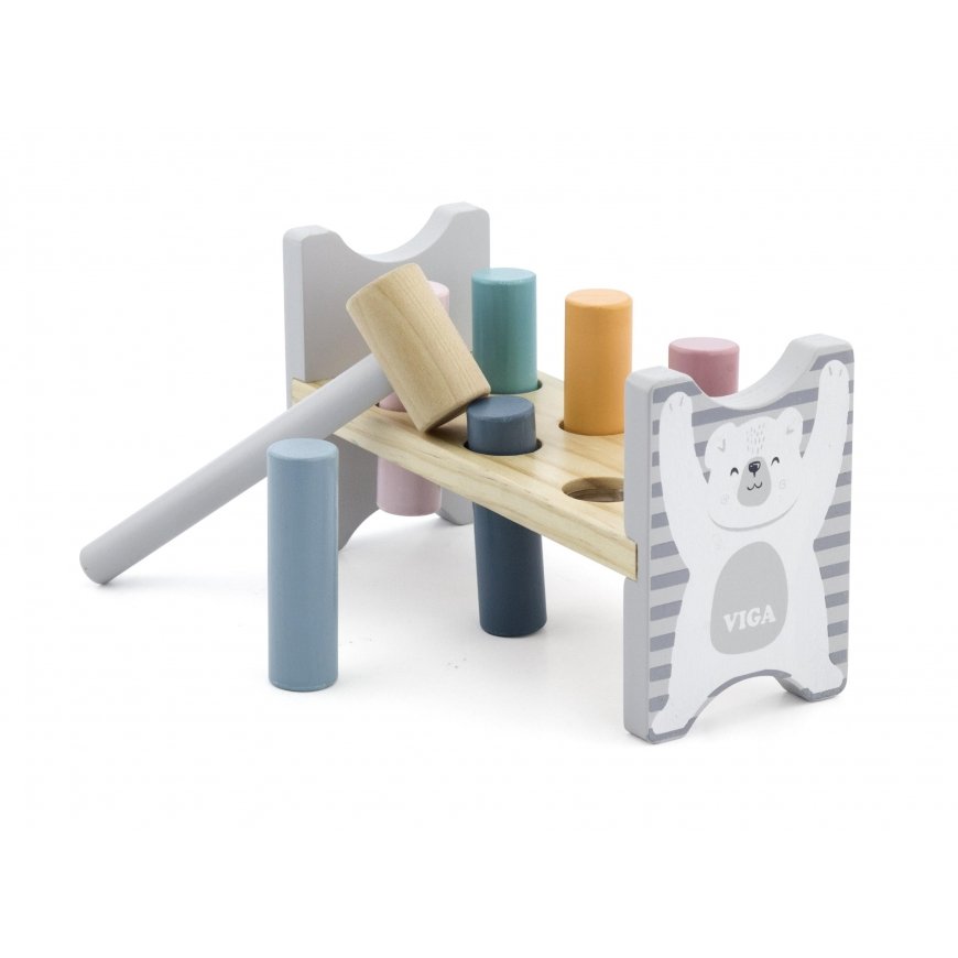 Vigan Wooden mallet toy with a hammer Viga PolarB – 3