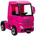 Lean Cars Baterija varomas automobilis Mercedes Actros Rožinė 4x4 Lean Cars Baterija varomas automobilis Mercedes Actros Rožinė 4x4