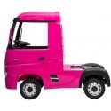 Lean Cars Battery powered car Mercedes Actros Pink 4x4