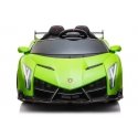 Lean Cars Double electric car for children Lamborghini Veneno, green
