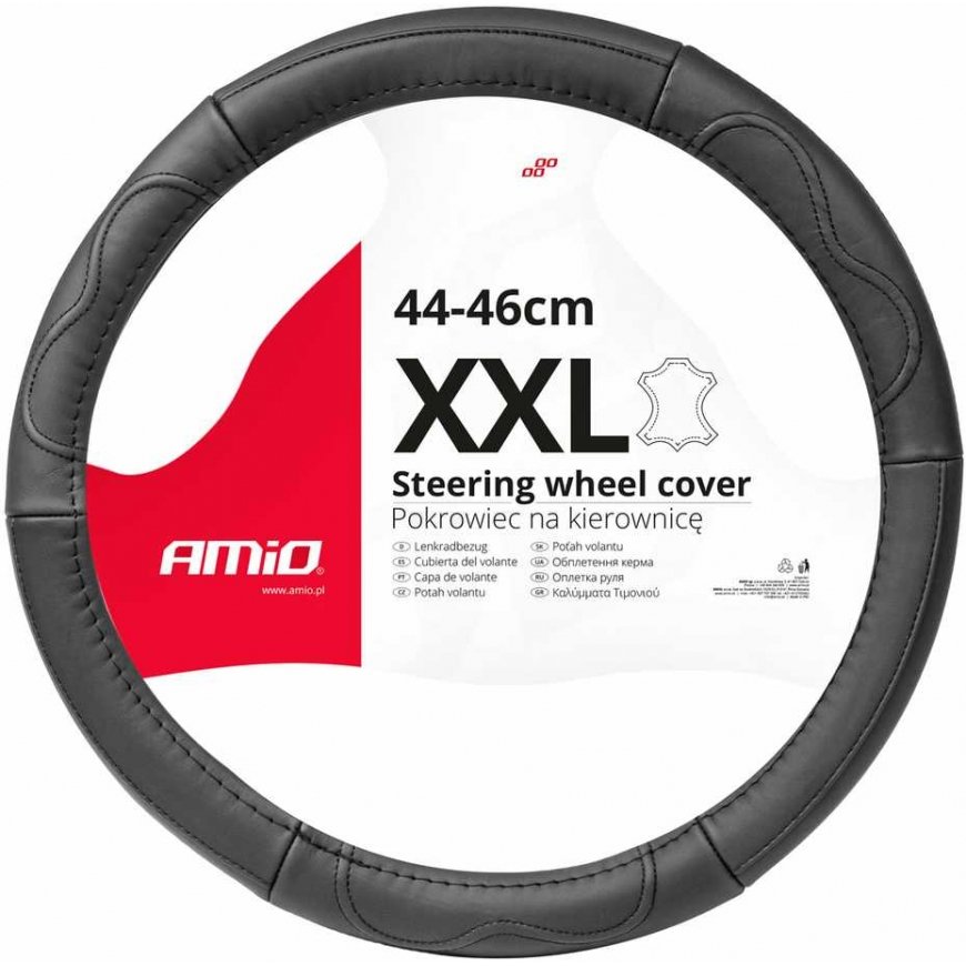 AMiO Leather car steering wheel cover