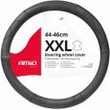 Leather car steering wheel cover xxl 44-46cm swc-49-xxl amio-03554 Leather car steering wheel cover xxl 44-46cm swc-49-xxl amio-03554