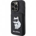 Karl Lagerfeld Saffiano Cardslots and Stand Monogram Choupette Защитный Чехол для Apple iPhone 15 Pro Max Karl Lagerfeld Saffiano Cardslots and Stand Monogram Choupette Защитный Чехол для Apple iPhone 15 Pro Max