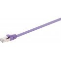 Fuj:tech CAT6A S/FTP -verkkokaapeli, 0.25 m, violetti Fuj:tech CAT6A S/FTP -verkkokaapeli, 0.25 m, violetti