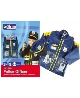 Lean Cars Boys' Policeman Fancy Dress for Children