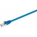 Fuj:tech CAT6A S/FTP -verkkokaapeli, 0.25 m, sininen Fuj:tech CAT6A S/FTP -verkkokaapeli, 0.25 m, sininen