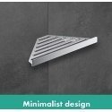 Corner shelf for shower Hansgrohe AddStoris 41741000, chrome Corner shelf for shower Hansgrohe AddStoris 41741000, chrome