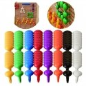 MASTERKIDZ Spalvoti Jumbo Pins for STEM Board 128 vnt - 8 spalvos MASTERKIDZ Spalvoti Jumbo Pins for STEM Board 128 vnt - 8 spalvos