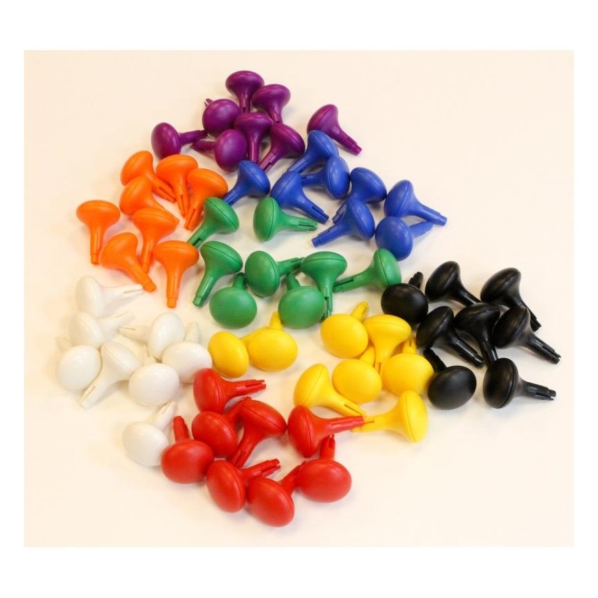 MASTERKIDZ Colored Jumbo Pins for STEM Board 128 pcs - 8 colors – 2