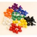 MASTERKIDZ Spalvoti Jumbo Pins for STEM Board 128 vnt - 8 spalvos MASTERKIDZ Spalvoti Jumbo Pins for STEM Board 128 vnt - 8 spalvos