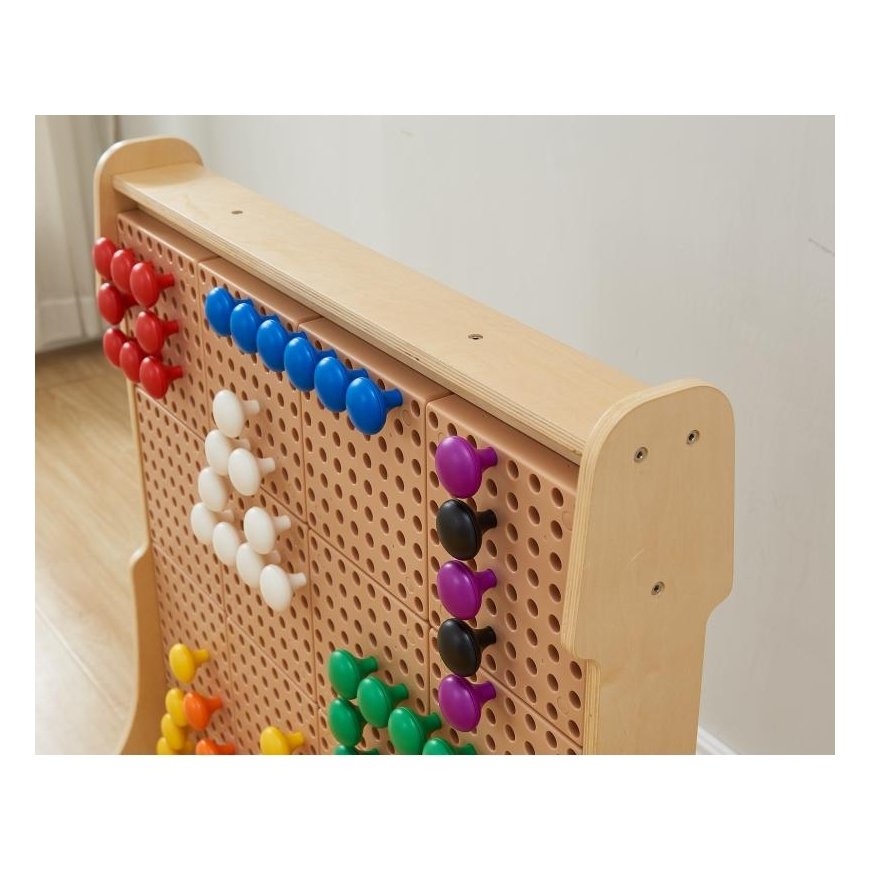 MASTERKIDZ Colored Jumbo Pins for STEM Board 128 pcs - 8 colors – 3