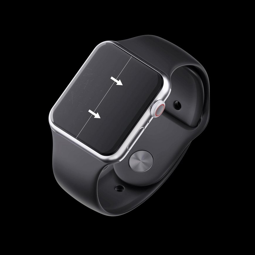 Apsauginė ekrano plėvelė išmaniojo laikrodžio Apple Watch 4, 44mm, 3vnt. – 5