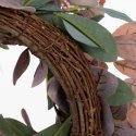 Eurofirany KW/WREATH/11 40CM GREEN+PINK